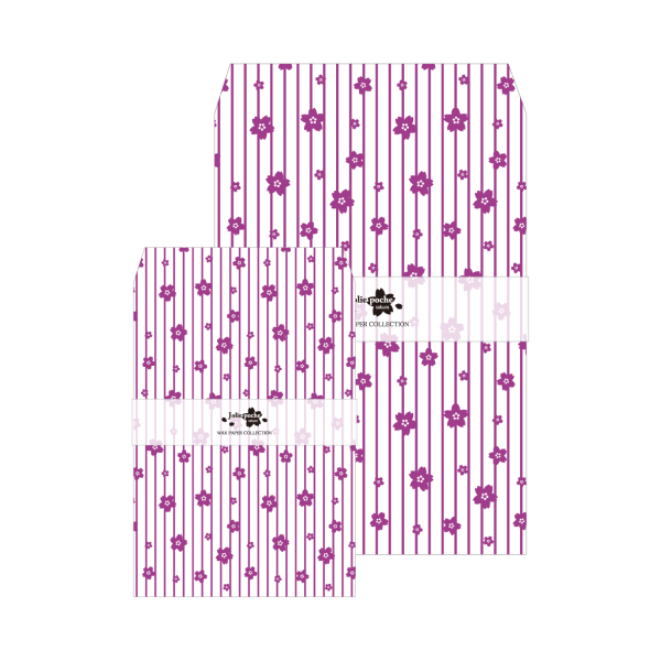 ワックスペーパーバック　封筒タイプ　桜