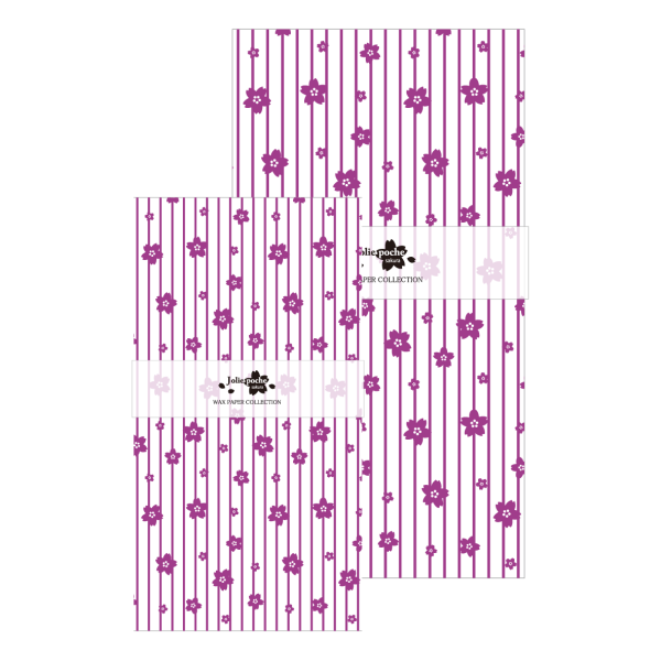 ワックスペーパーバック　角底タイプ　桜