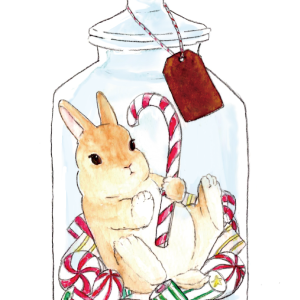 KRAFT PAPER BAG -Season's Greetings ver.-  　キャンディケーン（6セット）