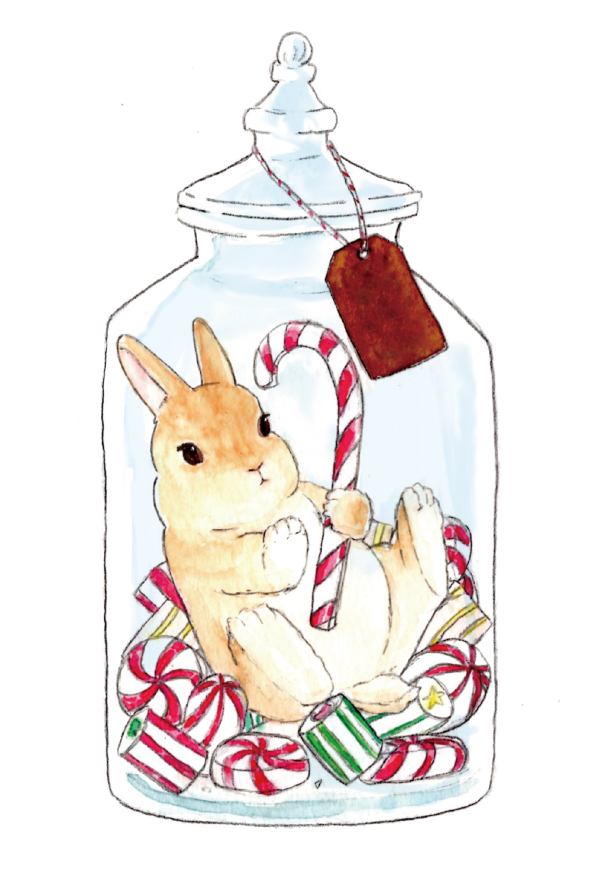 KRAFT PAPER BAG -Season's Greetings ver.-  　キャンディケーン（6セット）