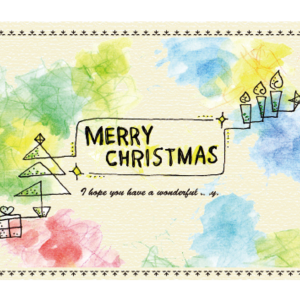POST CARD クリスマスヤーン（1枚入り×６セット）