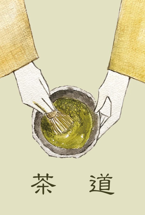 POST CARD＆WAX ENVELOPE　茶道（6セット）