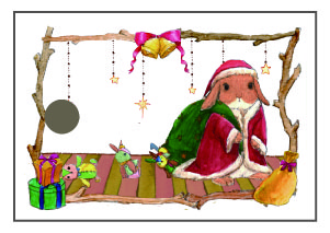 ギフトタグ　GIFT TAG　-Season's Greetings ver.- サンタのおとしもの（6セット）