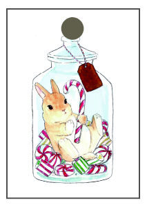 ギフトタグ　GIFT TAG　-Season's Greetings ver.- キャンディケーン（6セット）