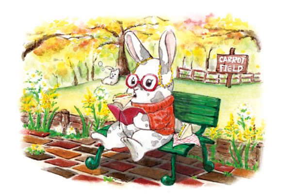 ポストカード＆ワックス封筒 うさぎたちの物語（6セット）　POSTCARD & WAX ENVELOPE STORY OF RABBITS (6sets)