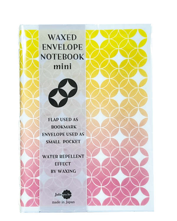 ワックス封筒ノート ミニ  七宝（6セット）　 WAXED ENVELOPE NOTEBOOK mini　SHIPPO(6sets) - 画像 (3)
