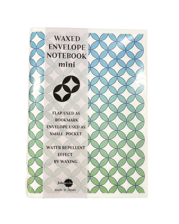 ワックス封筒ノート ミニ  七宝（6セット）　 WAXED ENVELOPE NOTEBOOK mini　SHIPPO(6sets) - 画像 (4)