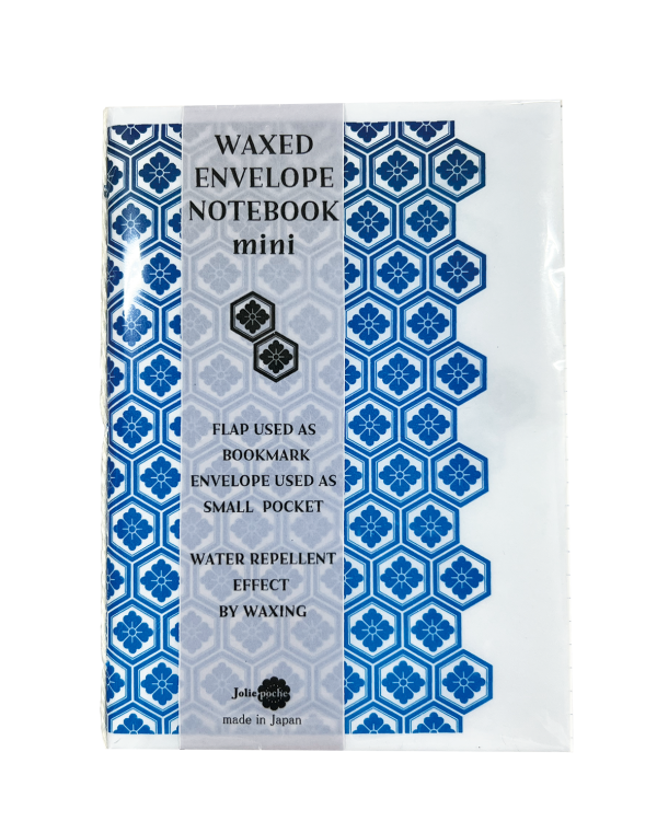 ＷＡＸ封筒ノート ミニ　　亀甲花火師　（６セット）　WAXED ENVELOPE NOTEBOOK mini　Kikko Hanabishi（ 6 sets） - 画像 (4)