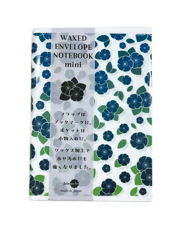 ワックス封筒ノート ミニ  紗綾形（6セット）　 WAXED ENVELOPE NOTEBOOK mini　SAYAGATA(6sets) - 画像 (2)