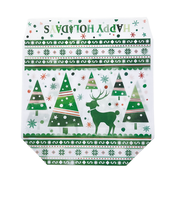 舟底型ワックスペーパーバッグ（6セット）　 WAX PAPER BAG [BOAT-BOTTOM] (6sets) - 画像 (5)