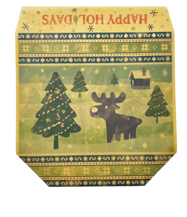 舟底型ワックスペーパーバッグ（6セット）　 WAX PAPER BAG [BOAT-BOTTOM] (6sets) - 画像 (2)