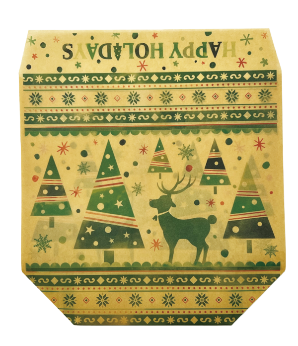 舟底型ワックスペーパーバッグ（6セット）　 WAX PAPER BAG [BOAT-BOTTOM] (6sets) - 画像 (3)
