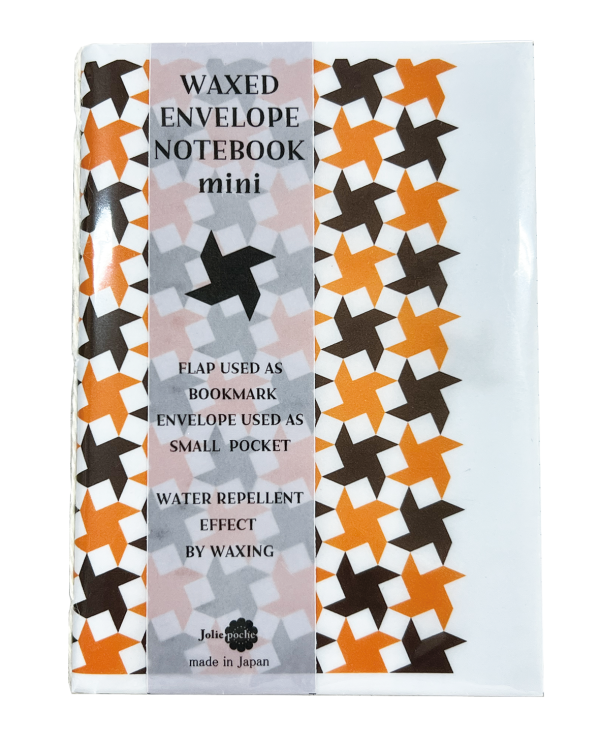 ワックス封筒ノート ミニ  風車（6セット）　 WAXED ENVELOPE NOTEBOOK mini　Windmill　(6sets) - 画像 (2)