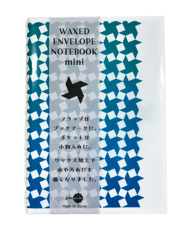 ワックス封筒ノート ミニ  風車（6セット）　 WAXED ENVELOPE NOTEBOOK mini　Windmill　(6sets) - 画像 (3)