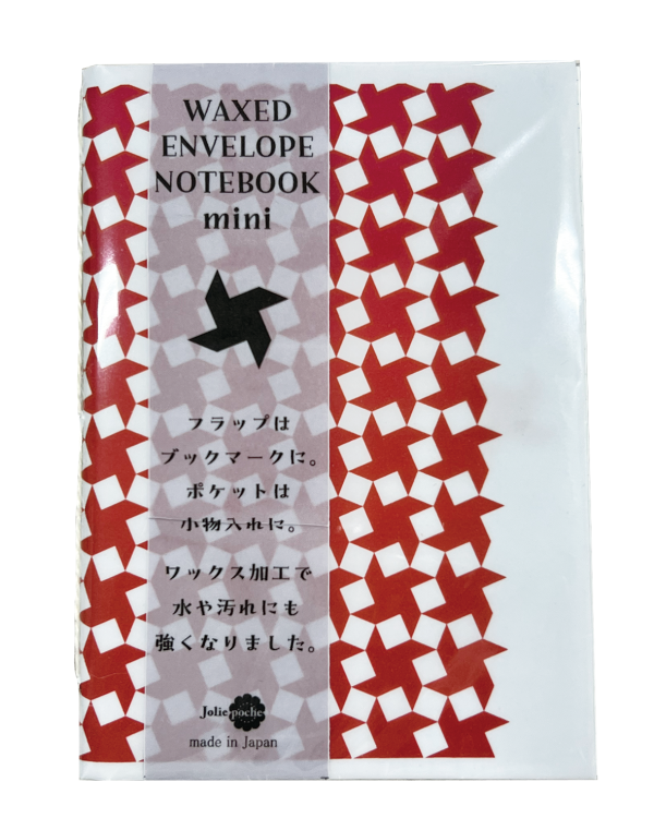 ワックス封筒ノート ミニ  風車（6セット）　 WAXED ENVELOPE NOTEBOOK mini　Windmill　(6sets) - 画像 (4)