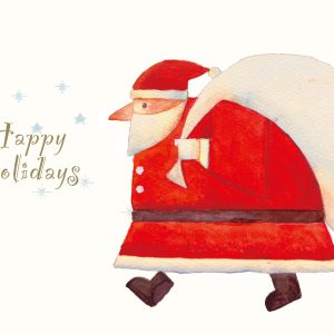 POST CARD   サンタさん（1枚入り×６セット）