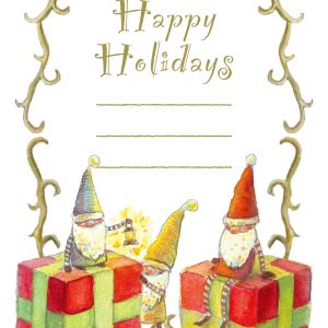 POST CARD   トムテメッセージ（1枚入り×６セット）