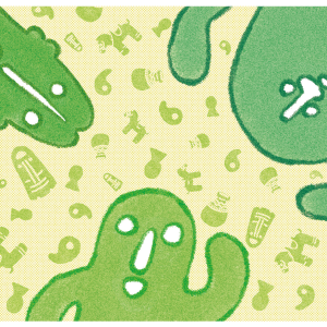 POST CARD  ハニオ<パターン柄>（1枚入り×６セット）