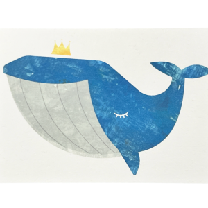 POST CARD くじら（1枚入り×６セット）